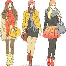 Female Winter Fashion Illustration Jpg 1370 1370 Fashion Illustration Sketches Fashion Design Sketches Fashion Design Drawings