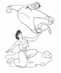 Kids N Fun De 60 Ausmalbilder Von Aladdin