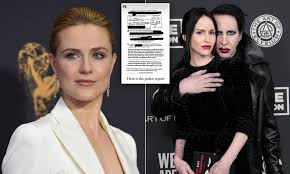 He has even exhibited his paintings in a show called 'the golden age of grotesque.' Evan Rachel Wood Filed A Police Report Over Marilyn Manson S Wife Conspiring To Release Photos Daily Mail Online
