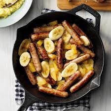 Hot Fruit And Sausage Recipe Breakfast Recipes Best Breakfast Recipes Recipes