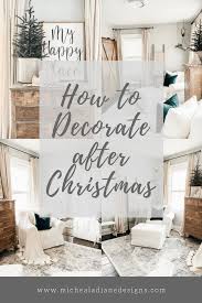 Comment will be published after verification. Simple Winter Living Room How To Decorate After Christmas Micheala Diane Designs