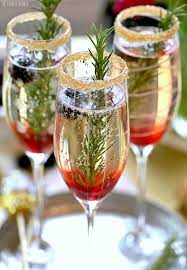 I just got one of those drink dispensers, and this is going to be the first thing i fill it with! 15 Champagne Cocktails To Ring In The New Year Wedding Signature Drinks Christmas Drinks Christmas Cocktails
