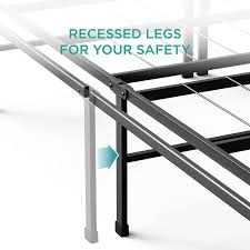Shop zinus steel bed frames for twin, twin xl, full, queen, king, and cal king beds. Zinus 14 Inch Smartbase Deluxe Mattress Foundation Platform Bed Frame Box Spring Replacement Twin Amazon In Electronics