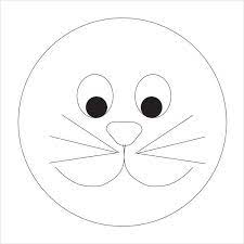 Draw an easter bunny face. 9 Bunny Templates Pdf Doc Free Premium Templates