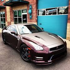 Black And Rose Gold Car Wrap Powerful Wrap On A Gtr In 3m 1080 Matte Gray Aluminum Gloss Black Rose Thx Pgiwraps Pgiwraps Com Vinyl Wrap Car Car Wrap Car
