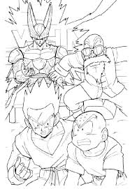 Imagen de una hojas de otoño para imprimir y pintar. Imagenes Dragon Ball Para Colorear