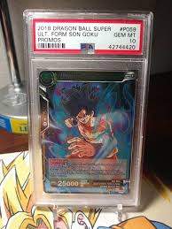 Check spelling or type a new query. Ultimate Form Son Goku 2018 Dragon Ball Super Card P 05