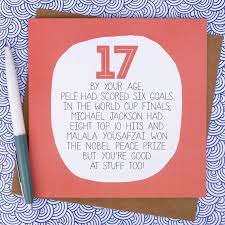 Birthday Card Ideas For 17 Year Old Boy Funny 17th Birthday Card Etsy Funny Birthday Cards Birthday Cards Happy 17th Birthday