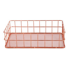 Content updated daily for wire mesh basket. Modern Copper Rose Gold Wire Mesh Basket Storage Large Capacity Metal Basket Walmart Com Walmart Com
