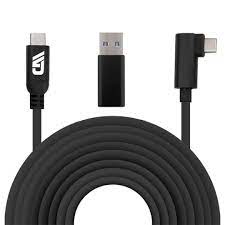 Amazon Com Casematix 13ft Usb C Cable Compatible With Oculus Quest 2 Link Usb 3 2 Type C High Speed Data And Charging Compatible Included Usb A Adapter Industrial Scientific
