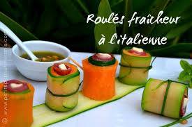 Roules Fraicheur A L Italienne Repas Estival Petits Plats Fraicheur