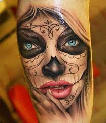 Tatouage dos femme tête de mort mexicaine. 1001 Idees Tatouage Tete De Mort Mexicaine Qui Vivra Calavera Tatouage Crane Mexicain Tatouage Tete Mexicaine Tatouage