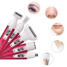 Most formulas contain sodium hydroxide, titanium dioxide, barium sulfide, and sodium thioglycolate. 5 In 1 Female Hair Removal Lady Shaver Hair Remover Female Shaver Electric Trimmer Sale Banggood Com