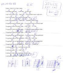 I Will Trust In The Lord Jackson Southernaires Guitar Chord Chart Piano Lessons Guitar Chord Chart Coding For Kids