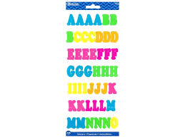 They searched for their first letters, and then helped friends look for theirs. Bazic Sticker Alphabet 1 Multi Createforless