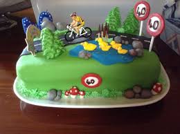 Birthday Cake For Cyclists Bike Cakes Cycling Cake Bicycle Cake