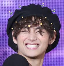 Taehyung cute bts aesthetic tata taetae bangtan kim taehyung yeontan spring taetae tae tae adorable blue boy dog. Image About Cute In Tae By On We Heart It