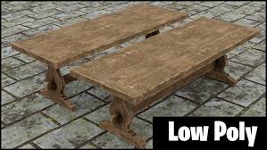 Read customer reviews and common questions and answers for millwood pines part #: Medieval Wooden Long Table Model Turbosquid 1381186