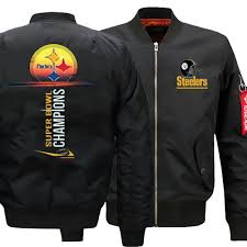 Pittsburgh Steelers Ma 1 Bomber Jacket Super Bowl Varsity Jackets 3 Colors Steelers Steelers Gear Pittsburgh Steelers