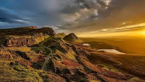 Dfds bietet ihnen die flexibilität für ihre reisepläne. Schotland Landschap Bergen Heuvels Toneel Zonsondergang Land Landelijk Plateau Natuur Buitenshuis Pikist