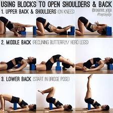 Yoga Blocks To Facilitate Yoga Poses And Stretches Justplainandsimpleyoga Yoga Help Yoga Benefits Yoga Asanas