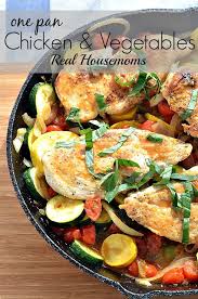 One Pan Chicken Vegetables Real Housemoms Chicken And Vegetables Meals Cooking