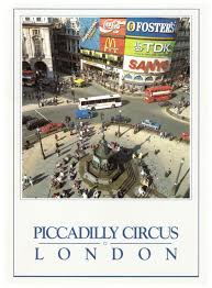Piccadilly Circus London Postcard Company England Lp188 Rare Picture Postcard London Postcard Picture Postcards Piccadilly Circus
