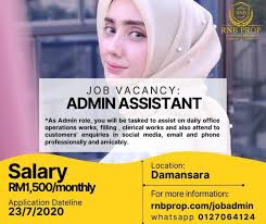 Use linkedin jobs to boost your chances of getting hired through people you know. Admin Assistant Rnb Prop