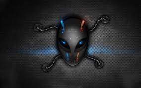 Download Wallpapers Alienware 4k 3d Logo Metal Background Besthqwallpapers Com Cool Pokemon Wallpapers Alienware 3d Logo