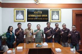 Pemprov Jatim - Jawa Pos Radar Mojokerto Perkuat Sinergi - Dinas Komunikasi  dan Informatika Provinsi Jawa Timur