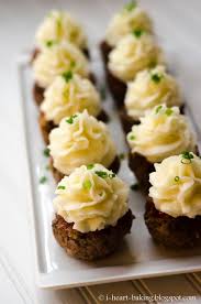 I Heart Baking Meatloaf Cupcakes With Mashed Potato Frosting Meatloaf Cupcakes Savory Cupcakes Baking