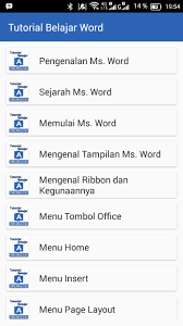 Tutorial Belajar Word For Android Apk Download