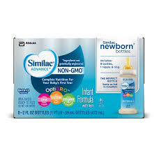 Similac Advance Non Gmo Infant Formula Ready To Feed 2 Fl Oz 6 8 Packs