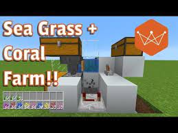 I go through how to get coral, how you can keep it alive, things you can. Sea Grass And Coral Farm Easy To Build And Fast Minecraft Tutorial Youtube