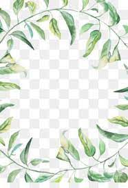 Leaves Png Leaves Transparent Clipart Free Download Watercolor Painting Sunlight Wallpaper Ink Water Watercolor Border Flower Border Png Green Watercolor