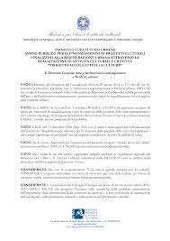 Ministero per i beni e le attivit&agrave; culturali - professione Architetto