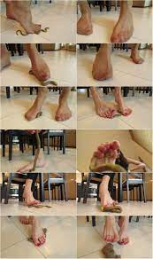 Big foot crushing - I Love Long Toes - HDWMV