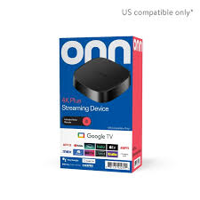 Onn 4K PLUS UHd Streaming Box Google Tv 16gb 2 Gb Ram
