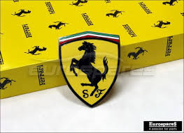Ferrari badge on a red ferrari f430 modena chalenge stradale sports car. Ferrari Lamborghini Maserati Porsche Badges Stickers 44 0 1787 477 169