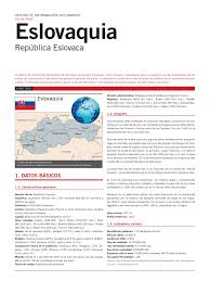 Imagínate viviendo feliz en eslovaquia, pasando el tiempo con tu adorado. Eslovaquia Ficha Pais Eslovaquia Union Europea