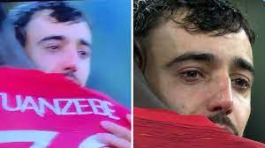 I look at the two midfielders and with that midfield, they won't be winning any big trophies; Bruno Fernandes Breaks Down In Tears After David De Gea Penalty Miss