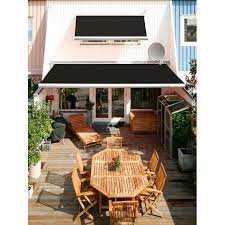 Luxury Series Electric Retractable Standard Woven Acrylic Patio Awning Patio Awning Awning Patio