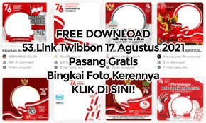 Menambahkan frame foto adalah bagian yang tak bisa dilupakan jika ingin foto tampil lebih sempurna. Free Download 53 Twibbon 17 Agustus 2021 Unggah Bingkai Foto Hut Ri Ke 76 Lewat Link Ini