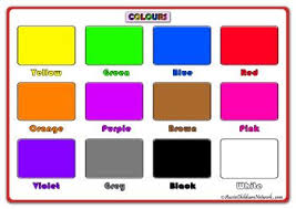Printable Colours Posters Color Activities Color Poster