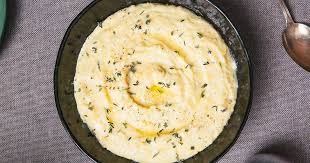 Ditch The Mashed Potatoes And Serve Creamy Herbed Polenta With Your Next Sunday Roast Polenta Recipes Vegetarian Holiday Recipes Mascarpone Recipes