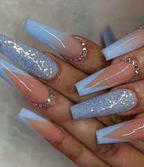 Coffin nails are actually long and slender shapes of our nails that became more and more viral when kylie jenner shared them in instagram. 17 Best Coffin Shape Nail Designs Long Acrylic Nail Designs Coffin Shape Nails Blue Acrylic Nails