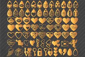 Download 70 Valentine Earrings Template Svg Earrings Valentine Love Svg Cut Files Digital Earring Pendant Heart Earring Svg Jewelry Love Svg By Doodle Cloud Studio Catch My Party