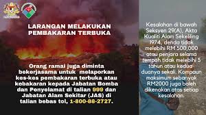 Pencemaran udara dibedakan menjadi pencemar primer dan pencemar sekunder. Larangan Melakukan Pembakaran Jabatan Alam Sekitar Facebook