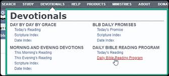 Daily Bible Reading Program Help Tutorial