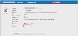 Apple Developer Provisioning Profile Showing Invalid Status Stack Overflow